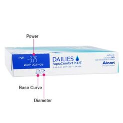 Dailies AquaComfort Plus (90 Pack) Side